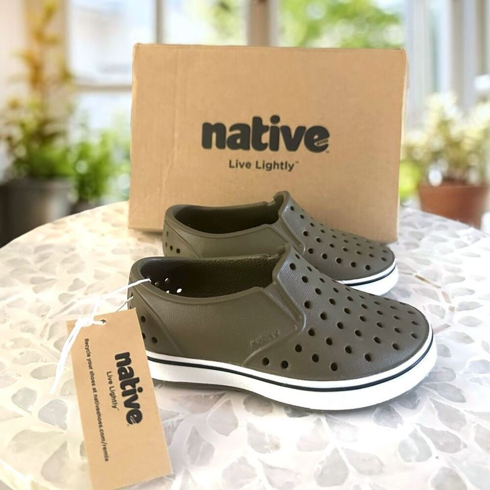 Native Miles Kids Unisex Slip On Play Water Shoes Sneaker Toddler Size 6 - Picture 2 of 10